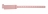 1474063- Bracelet hôpital adulte Rose pâle avec étiquette 
