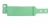 1474064 - Bracelet hôpital adulte Vert pâle avec étiquette 