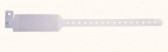 1474140- Bracelet hôpital Blanc adulte avec rabat d'étiquette 