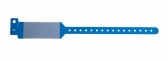 1474146- Bracelet hôpital enfant Bleu avec rabat d'étiquette