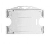 1455700 - Porte-badges rigide 86x54 perforation oblongue 2 rondes 