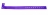 1474005 - Bracelet plastique vinyle Violet Type L - brillant