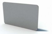 Carte PVC Argent 1 face 0.76mm
