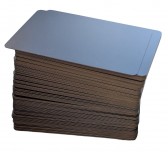 CR80-NM3-TB - Cartes PVC Noires Mat pour Carte de Visite ou Promo - 0,30mm