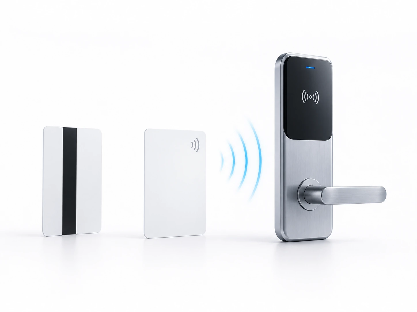 Cartes d'hôtel magnétique RFID et NFC avec serrure sans contact