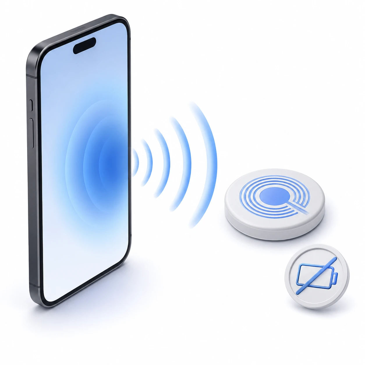 Tag NFC passif sans batterie