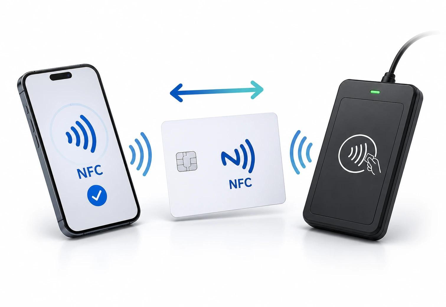 Compatibilité entre smartphone, lecteur et puce NFC