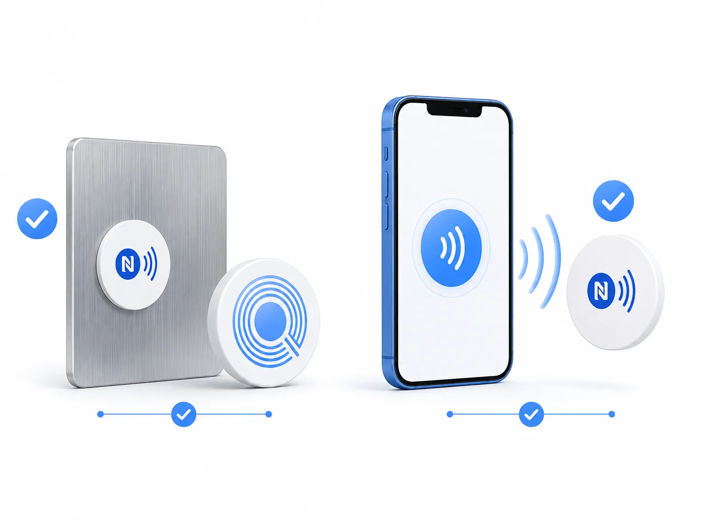 Impact du métal et de la portée sur la lecture NFC
