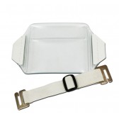 Porte-badge brassard format horizontal blanc - Lot de 100
