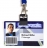 1455740 - Attache Porte-Badge Grip (Plastique Noir) - Lot de 100