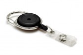 1461077 - Zip rétractable Noir Translucide avec accroche ceinture