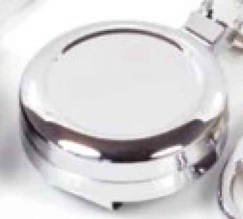 AC217C-ST-CH - Enrouleur de Badge Yo-Yo Métallique avec Sangle (Chrome) - Sangle de 70 cm - Vue 2