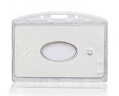 1454105- Porte-badges rigide 86x54 horizontal Protection RFID 