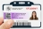 YA302-L-NB - Porte-Badge Rigide Bleu Marine Biodégradable Bulldog 86x54 perforation oblongue 2 rondes - 1 FACE  