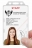 YA302-P-N(D) - Porte-badge Transparent Givré Biodégradable Bulldog Face Ouverte  86x54 - DOUBLE FACE