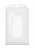 YA322-P - Porte-Badge Économique  (86x54mm) perforation oblongue 2 rondes