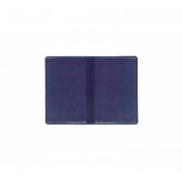 Protège-cartes souple Bleu marine 2 poches 