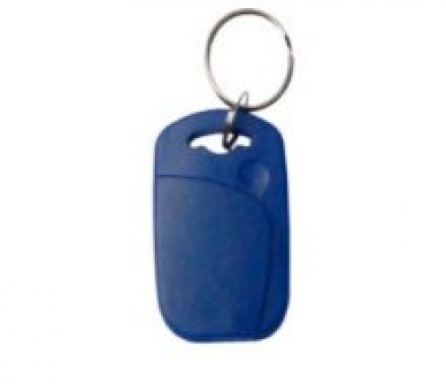 Porte clés d'identification rectangulaire bleu RFID TK4100 basse fréquence  125khz - Prix : 54,95 €