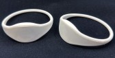Bracelets RFID silicone BLANC compatible MIFARE de NXP - Lot de 10