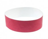 1474241 - Bracelet papier Rouge indéchirable Tyvek 25 mm