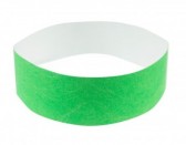 1475044 - Bracelet papier Vert-Fluo indéchirable Tyvek 19 mm 