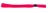 1474331 - Bracelet tissu satin Rose 15 mm avec boucle de fermeture 