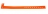 1474016 - Bracelet plastique vinyle Orange Type L - mat 