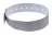 1474022 - Bracelet plastique vinyle Argent Type L - aspect métallisé 