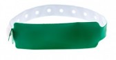 1474045 - Bracelet plastique vinyle Vert extra-large - mat  
