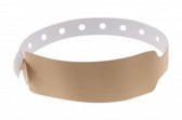 1474048 - Bracelet plastique vinyle Crème extra-large - mat  