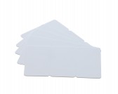 Carte PVC Blanche 0.76mm tricarte sécable sans perforation