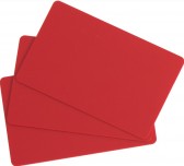 C4301 Carte Plastique Rouge Evolis