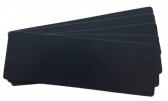 C8152 - Cartes PVC Noires Mat Evolis, Format 50x150 mm