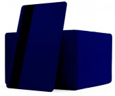 PVC1-DBH27S - Carte PVC Bleu Foncé 0.76mm Piste Magnétique Hico