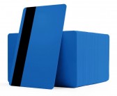 PVC1-RBH27S - Carte PVC Bleue 0.76mm Piste Magnétique Hico 