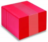 PVC1-RDS Carte PVC Rouge 0.76mm
