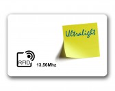 Carte PVC 0.76mm  RFID Ultralight EV1