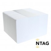 Carte NFC NTAG215 NXP en PVC blanc
