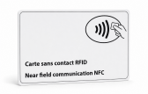 MF1ICS50 - Carte PVC 0.80mm RFID Mifare NXP 1ko 13,56Mhz