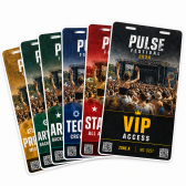 Impression carte grand format PVC Couleur Recto Express - Lot de 100