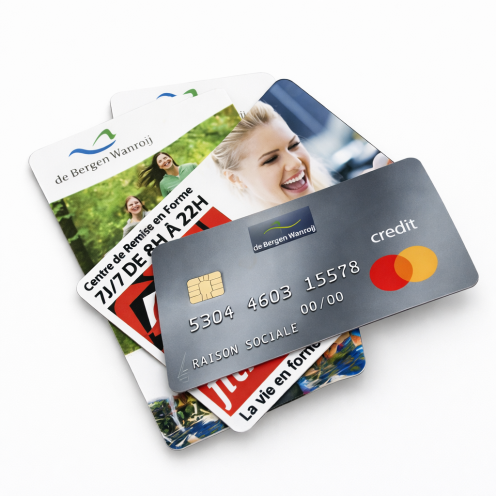 Impression Offset carte PVC Couleur Recto Verso