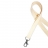Cordon tour de cou coton 15 mm avec attache métal sans nickel