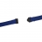 Cordon tour de cou sécurisé écologique 15 mm avec attache en métal sans nickel – Bleu roi 