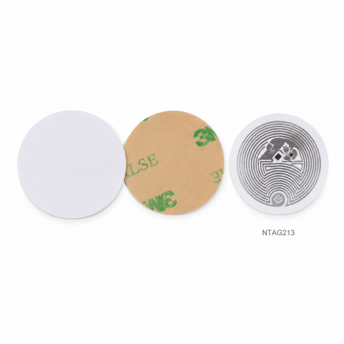 Étiquette NFC NTAG213 ronde 30 mm - Vue 3