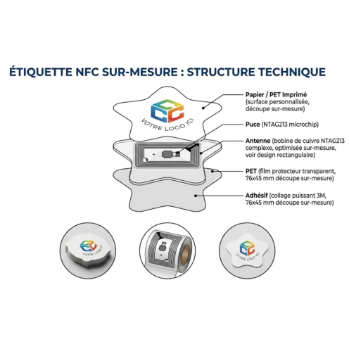 Étiquette NFC sur mesure