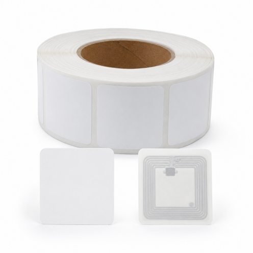Étiquette RFID ICODE SLIX ISO 15693 carrée 45 x 45 mm