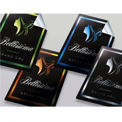 Étiquettes autocollantes effet dorure à chaud premium lot de 1000