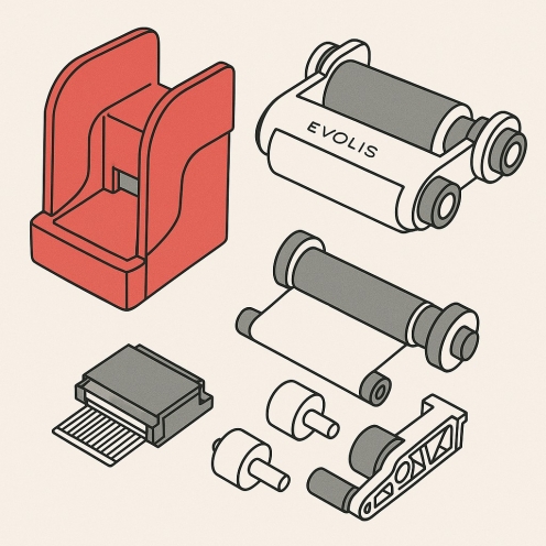 Moteur Pas-à-Pas pour Chargeur de Cartes - Primacy 1, Primacy 2 et Module de Lamination
