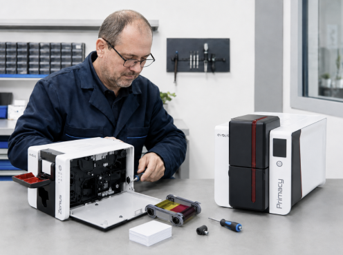 Maintenance et entretien imprimante badge Evolis Zenius et Primacy