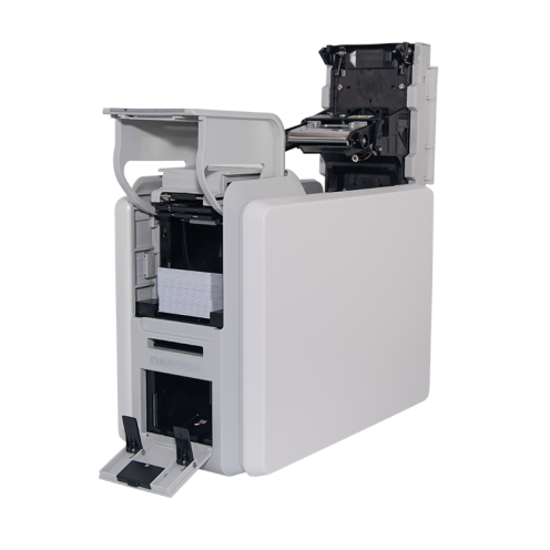 DASCOM DC-340 - Imprimante cartes simple face USB - Vue 3